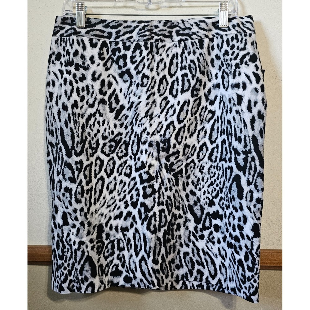 Worthington Leopard Print Pencil Skirt Women's Size 8